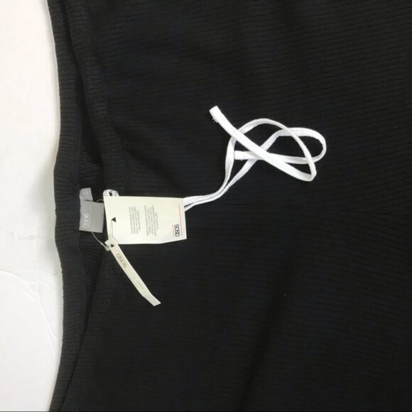 ASOS NEW Tag Curve Drawing Stretch Leggings Ribbed Cotton Pants Plus Size 6x - Picture 10 of 13